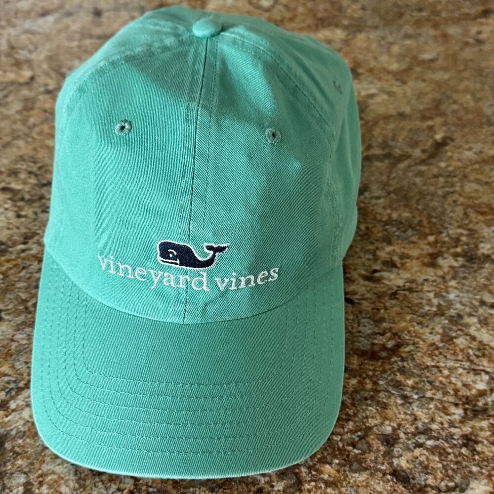 NEW Vineyard Vines adult ball cap - pastel teal green